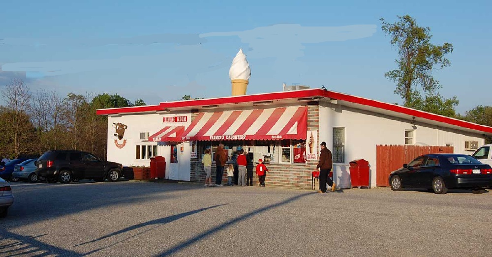 The Farmer's Daughters' Drive-In Ice Cream in Saratoga